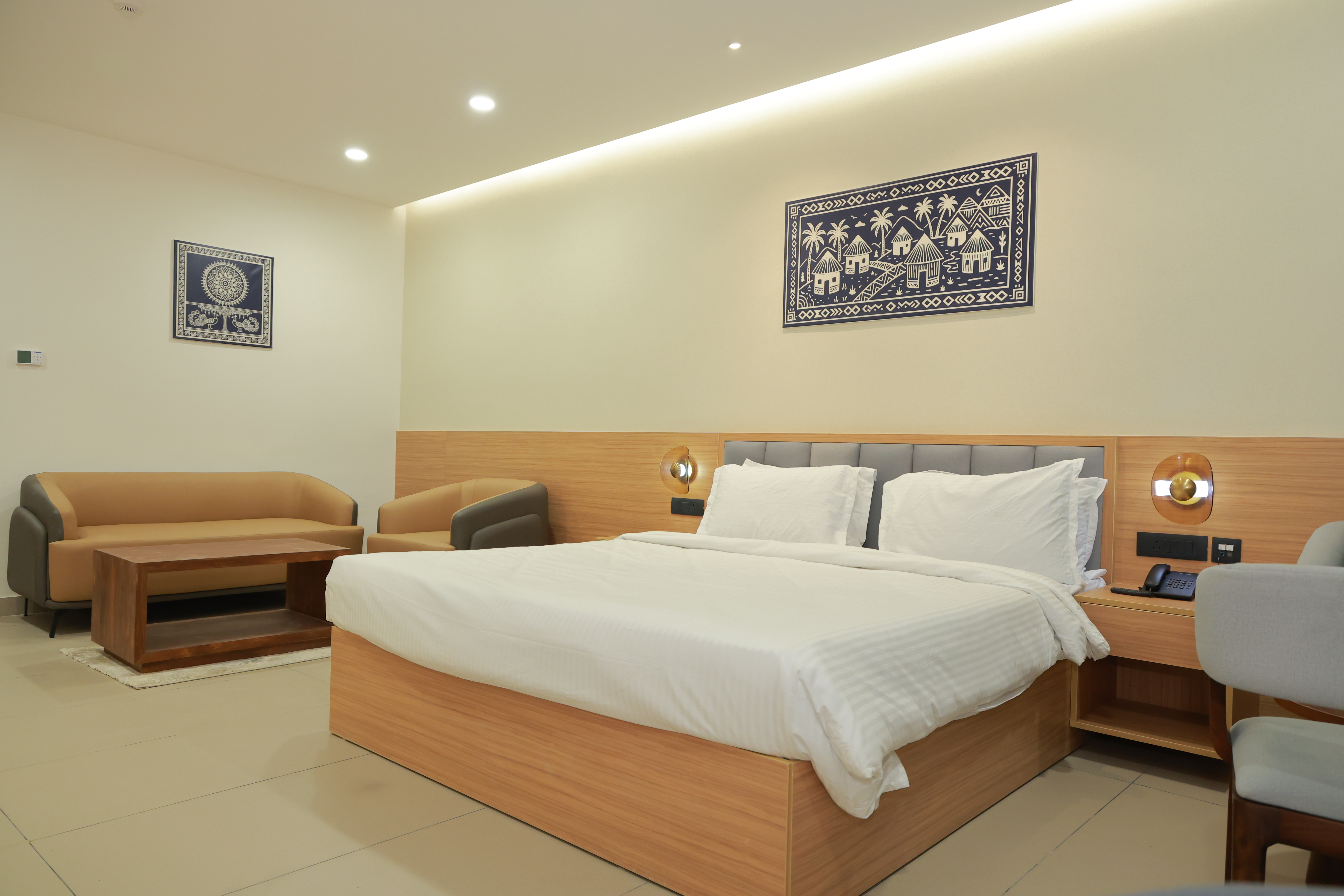 Junior Suite Room at Tridha Hotels Karimnagar